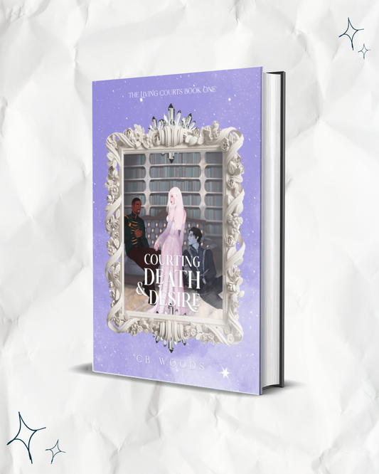 The Living Courts Book One | Courting Death & Desire by CB Woods | Signed Character Art Print