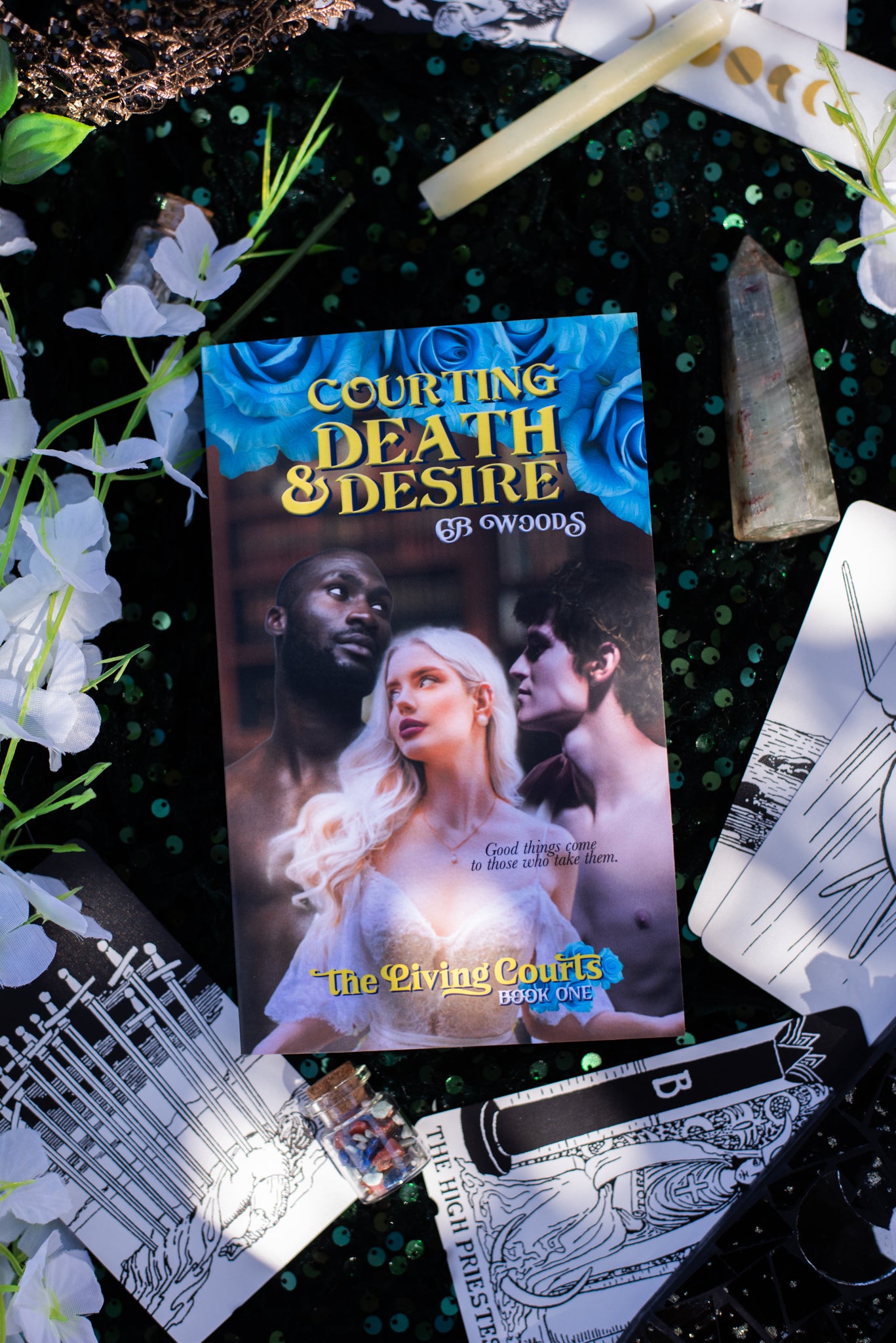 Courting Death & Desire Bodice Ripper Signed Paperback