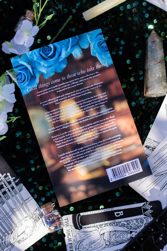 The Living Courts Book One | Courting Death & Desire by CB Woods | Signed Bodice Ripper Paperback