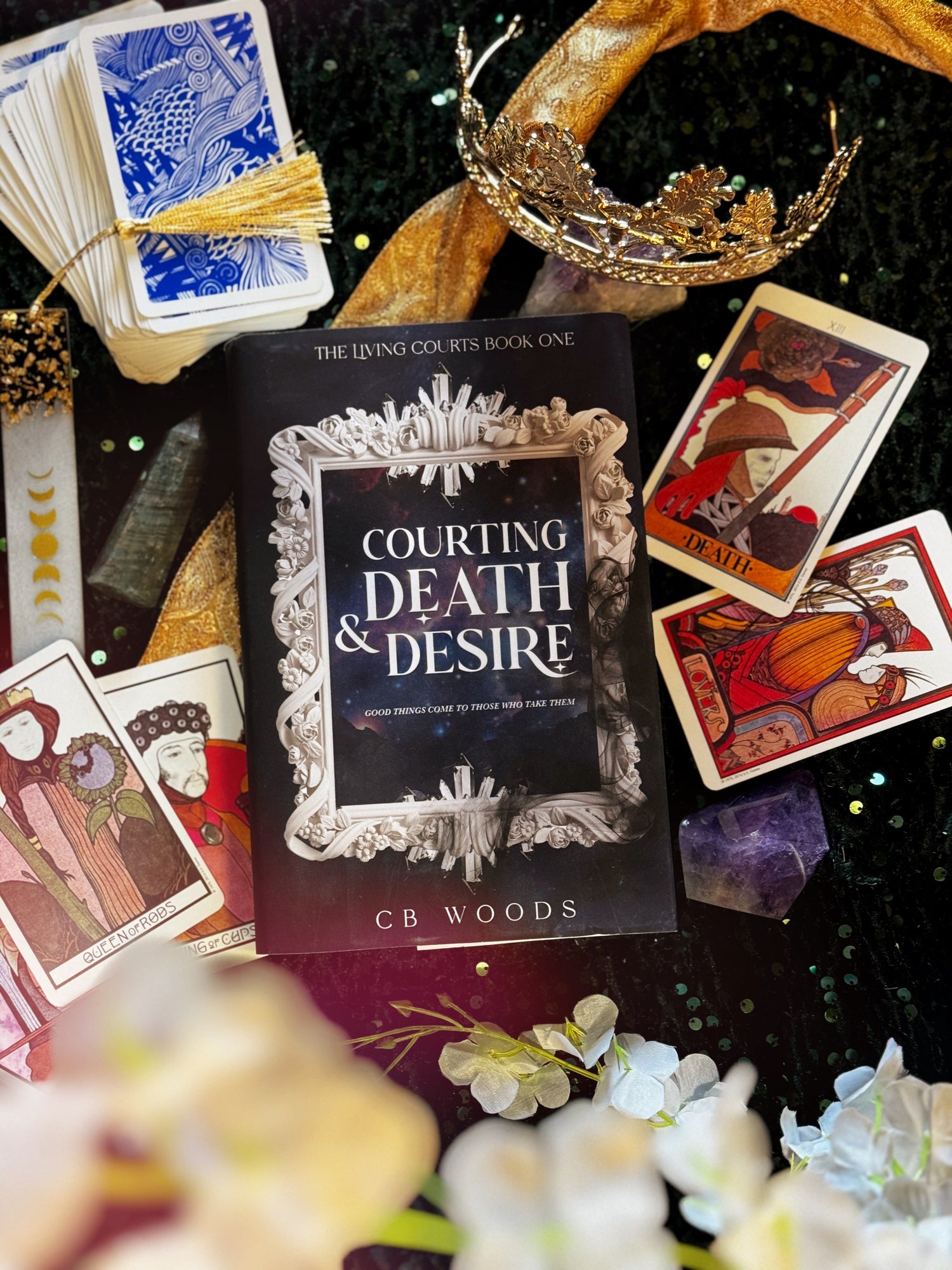 The Living Courts by CB Woods | Interconnected Standalone Celestial Romantasies