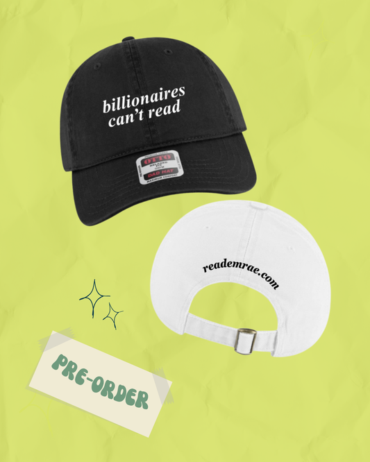 Pre-Order | Billionaires Can't Read Dad Hat