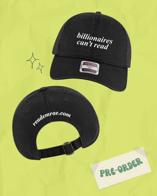 Pre-Order | Billionaires Can't Read Dad Hat