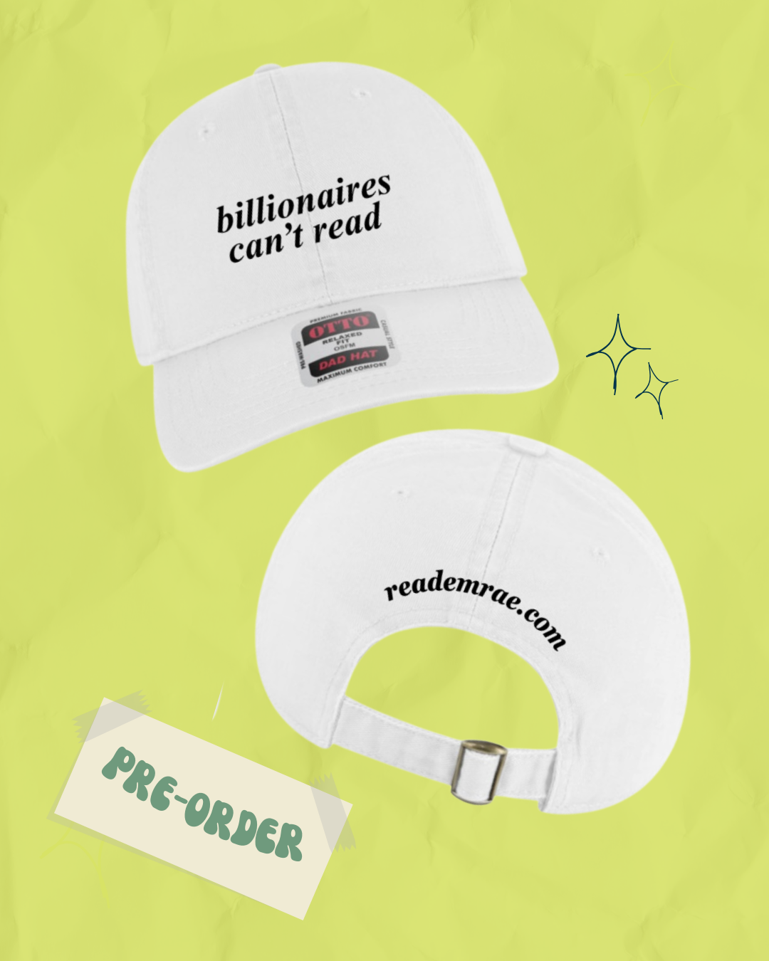 Pre-Order | Billionaires Can't Read Dad Hat