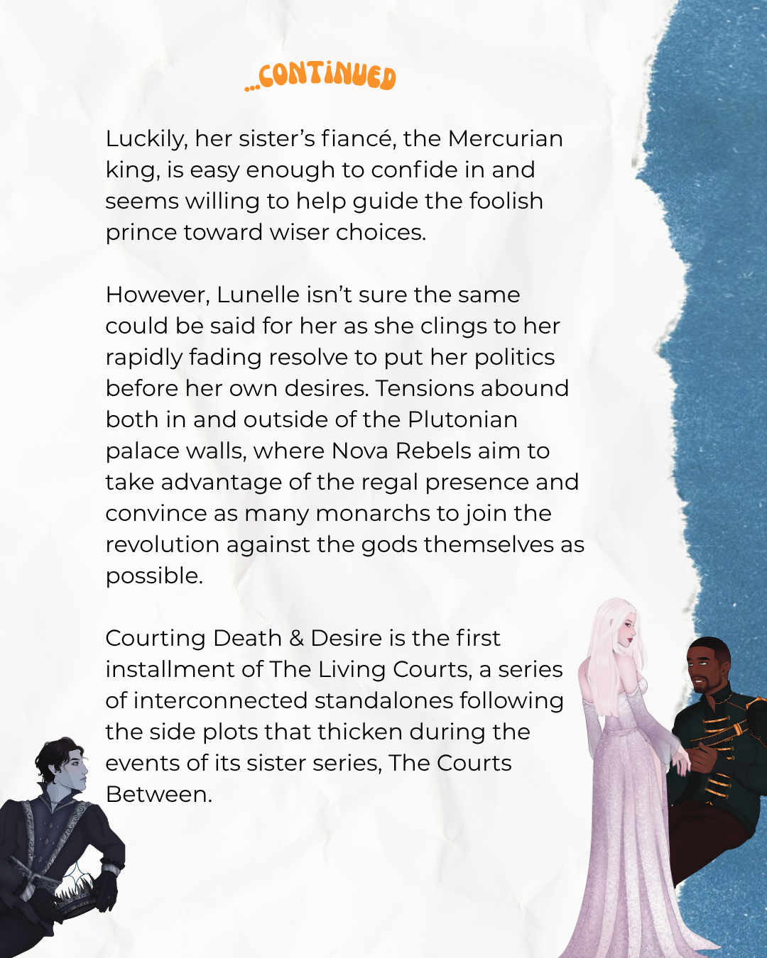 The Living Courts Book One | Courting Death & Desire by CB Woods | Universal eBook