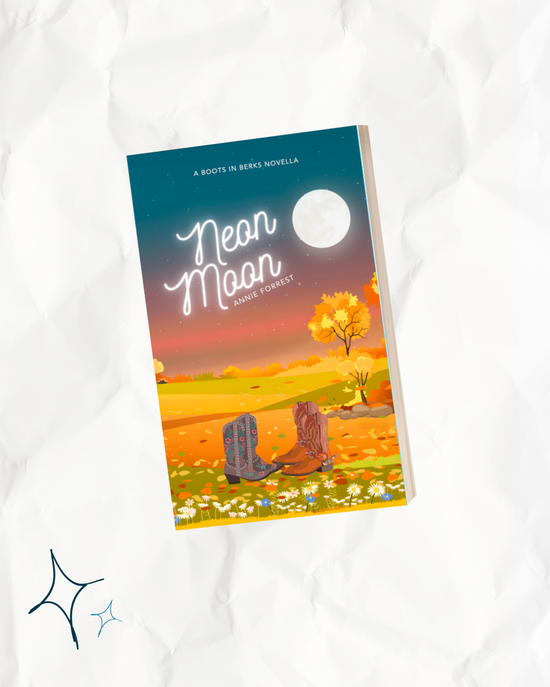 Neon Moon by Annie Forrest | One-Hour Novella | Signed Print