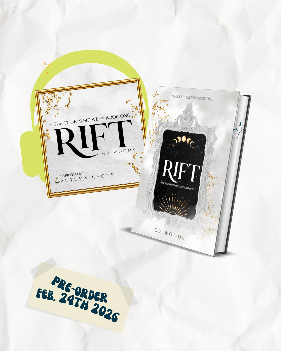 Pre-order | Rift by CB Woods & Autumn Rhone | Immersive Reading Bundle